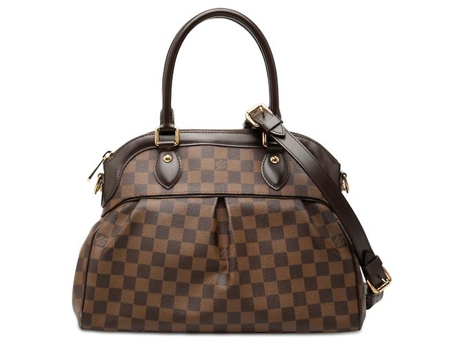 Borsa Louis Vuitton Damier Trevi PM Marrone