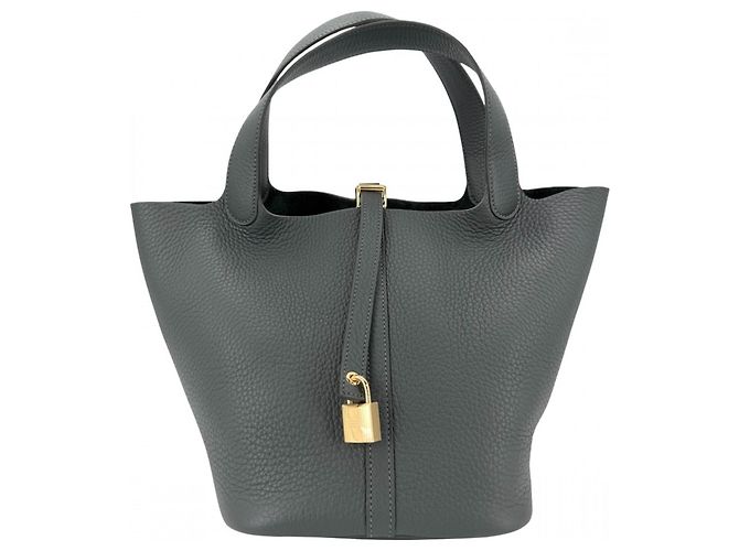 Hermès Bolsa Hermes Picotin Lock MM Verde