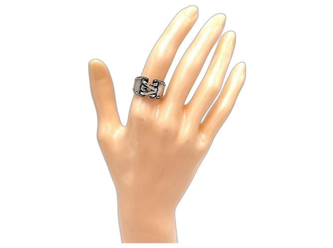 Ring Anello Hermès Silver Band 