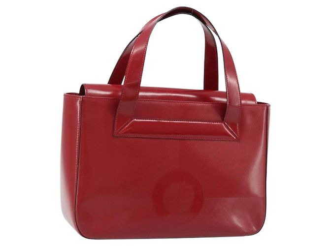 Céline Celine vintage Leder Rot