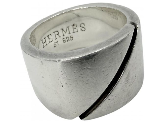 Ring Hermès Anello a fascia in argento 925 da donna Hermes
