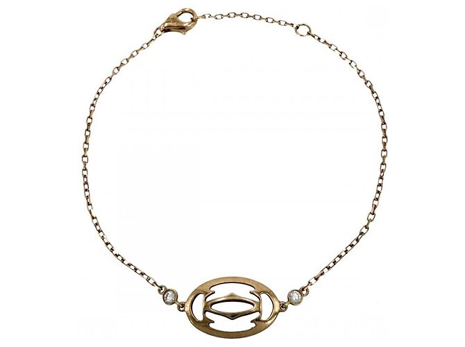 Pulsera de charms Cartier en oro rosa de 18K