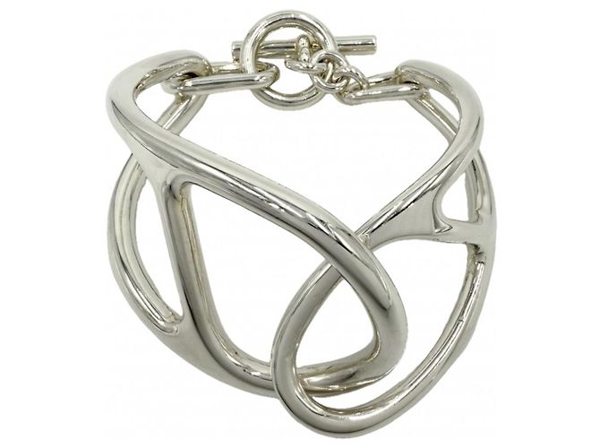 Hermès Hermes Chaine d'Ancre Silver Bangle