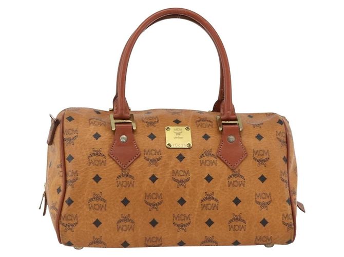 MCM Visetos logogramme Leather Marron
