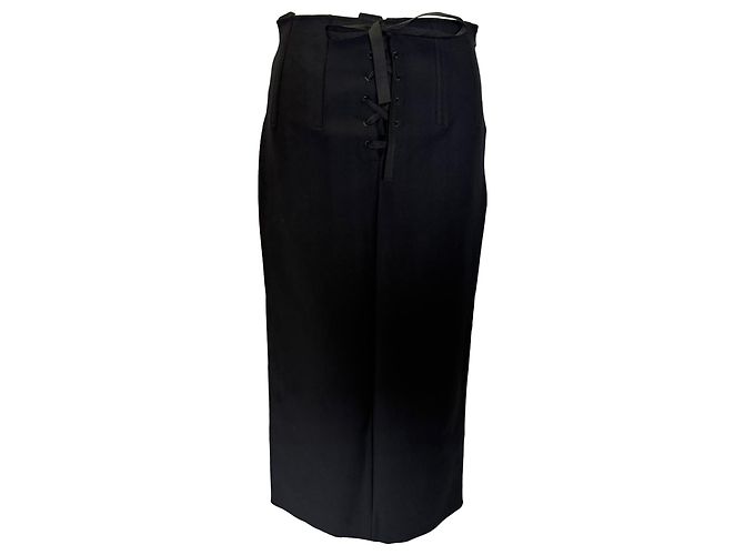 Falda Scuba Jasper de Joseph en poliamida negra Negro