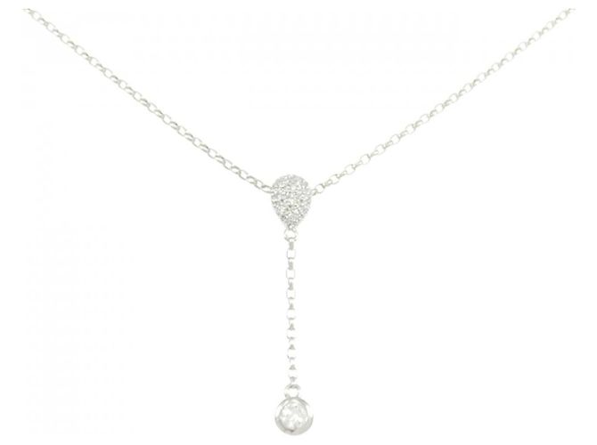 Autre Marque Collana di Diamanti PT900 PT850 Argento