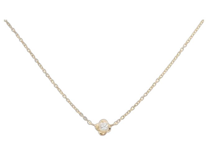 Autre Marque Collar de Diamante Au750 Dorado
