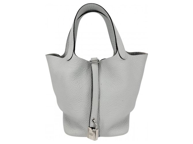 Hermès Bolsa Hermes Picotin Lock PM Azul