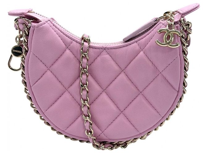 Bolso de hombro Hobo Small para mujer Chanel Rosa