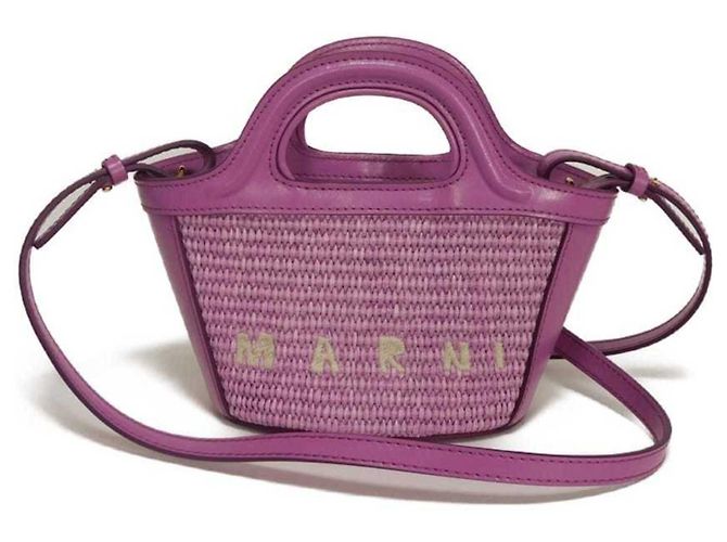 Micro sac à main Marni Tropicalia Violet