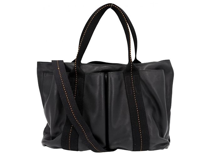Hermès Hermes Men's Caravan Horizontal MM Shoulder Bag Black