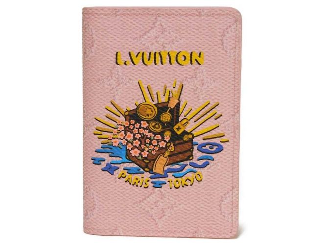 Organizer Louis Vuitton Pink Monogram Card Case