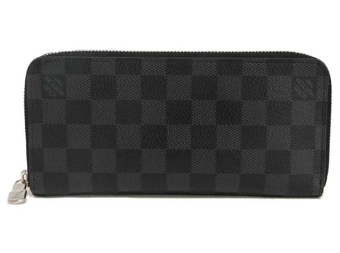 Louis Vuitton Damier Graphite Zippy Wallet Black Damier ebene