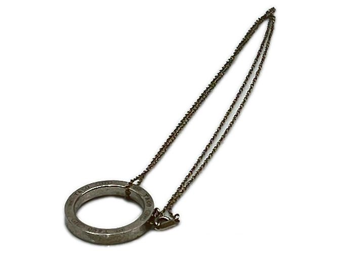 Colar com pingente Tiffany & Co. 1837 Circle Prata