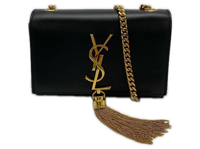 Bolsa de ombro com corrente Yves Saint Laurent Paris