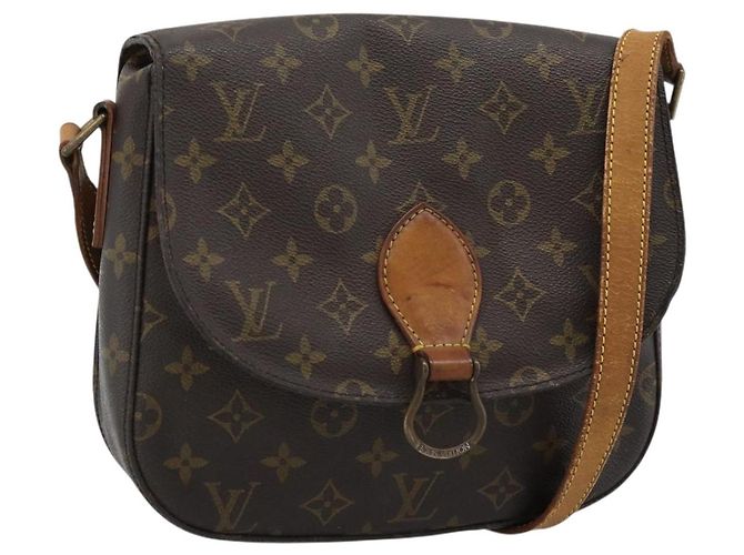 LOUIS VUITTON Bolsa de Ombro Monogram Saint Cloud GM M51242 LV Auth hk3916 Monograma