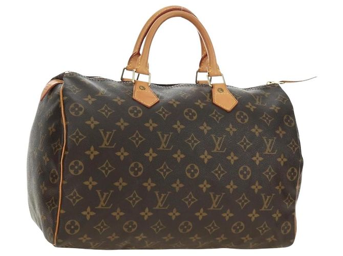 LOUIS VUITTON Bolsa Monogram Speedy 35 M41524 LV Auth am12014V Monograma