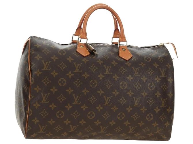 LOUIS VUITTON Bolsa Monogram Speedy 40 M41522 LV Auth 189080SV Monograma