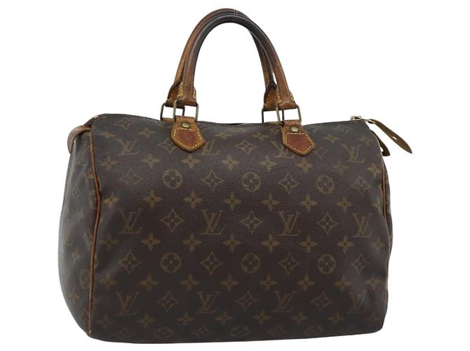 LOUIS VUITTON Bolsa Monogram Speedy 30 M41526 LV Auth 189818 Monograma