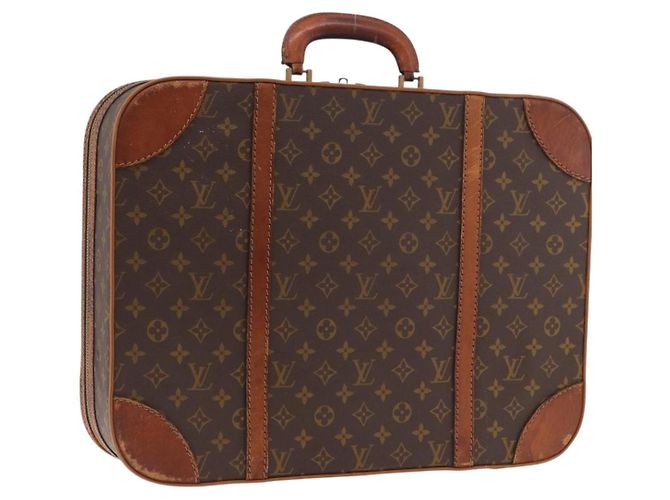 LOUIS VUITTON Monogram Stratos 50 Trunk M23238 LV Auth 188979 Monograma