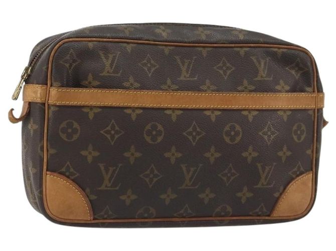 LOUIS VUITTON Monogram Compiegne 28 Clutch M51845 LV Auth hk3912 Monograma