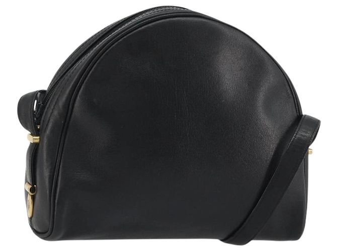 Borsa a Spalla Christian Dior in Pelle Nera e Oro Auth 187835 Nero D'oro