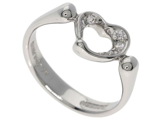 Tiffany & Co. Open Heart Diamantring in Platin