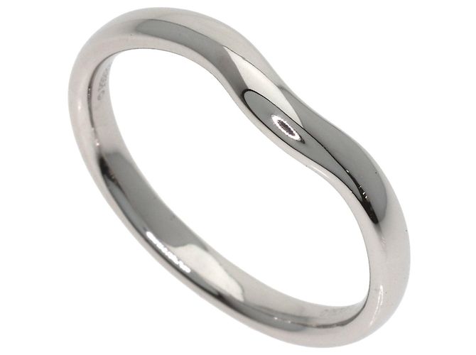 Tiffany & Co. Platin-Ring mit geschwungener Form