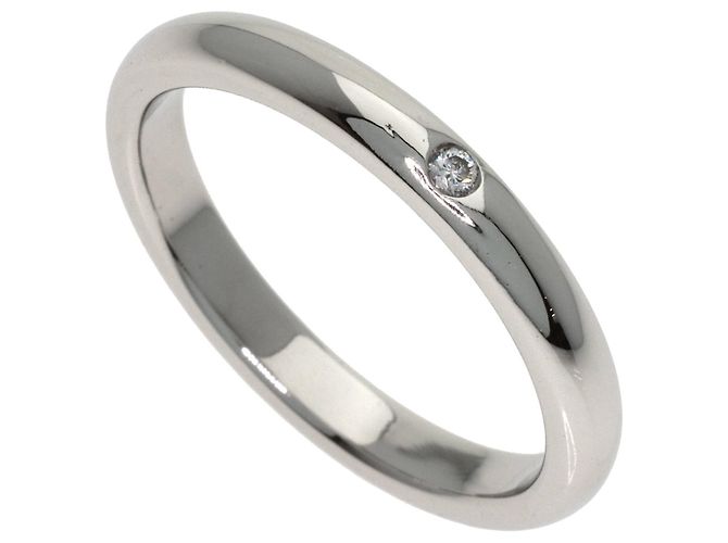 Tiffany & Co. Platinring mit Diamant