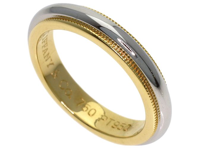 Anillo de banda Milgrain Tiffany & Co.