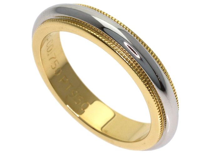 Anillo de banda Milgrain Tiffany & Co.