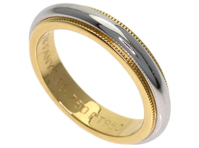 Anillo de banda Milgrain Tiffany & Co.