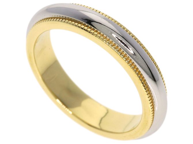 Anillo de banda Milgrain Tiffany & Co.
