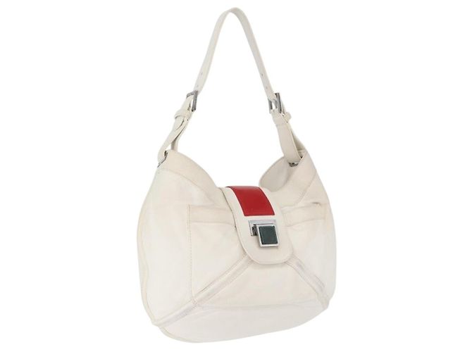 Couro Anagram Loewe Branco