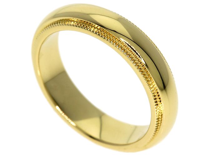 Anillo Milgrain Tiffany & Co. en oro amarillo de 18K