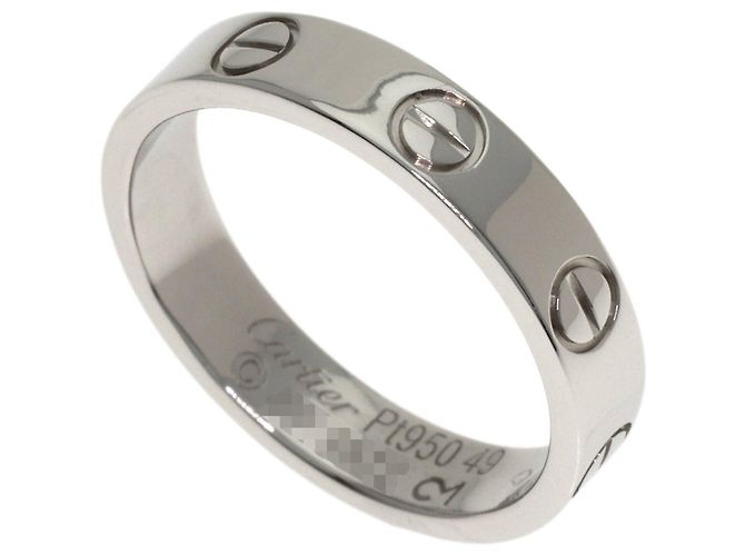 Anillo Mini Love de Cartier en platino