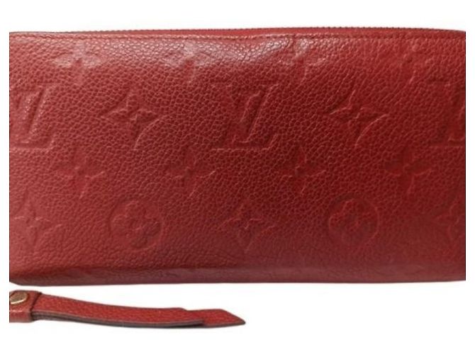 Louis Vuitton Zippy Wallet M61865 Red Fuschia