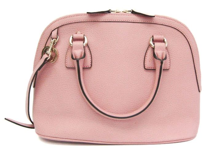 Borsa Gucci Convertible Dome in pelle Medium Rosa
