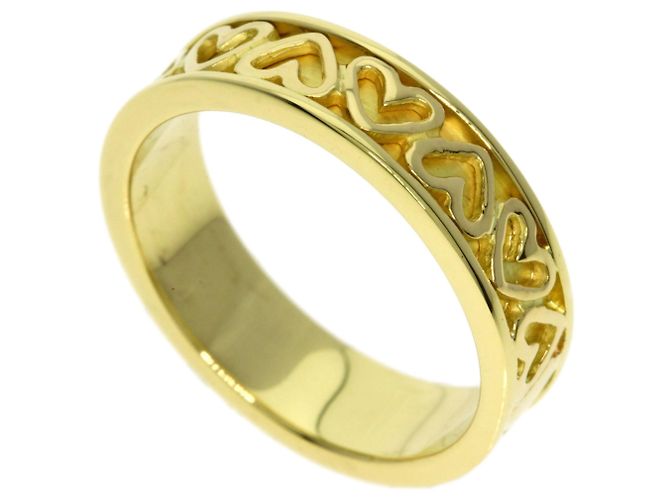 Anillo Tiffany & Co. en oro amarillo de 18K con corazón calado