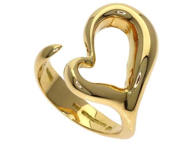 Tiffany & Co. 18K Gelbgold Open Heart Ring
