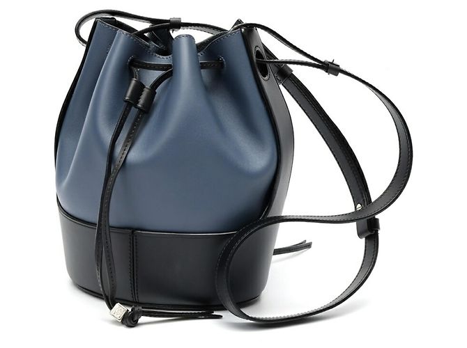 Borsa a tracolla Balloon Small Loewe Nero Blu