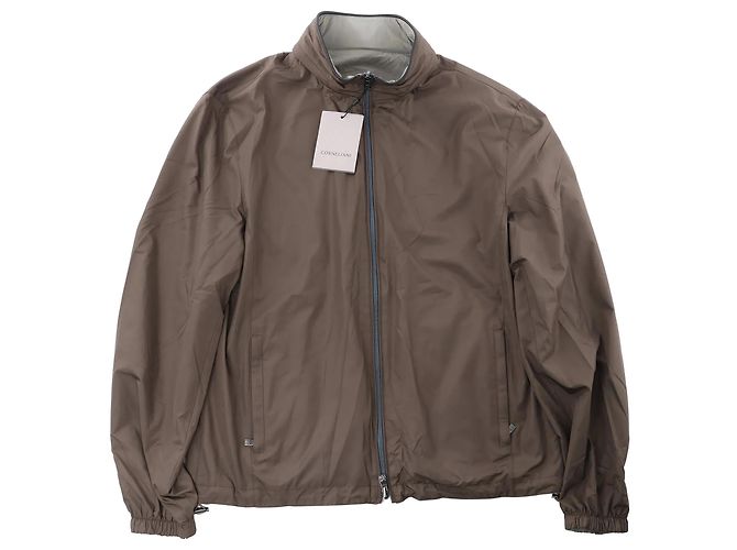 Corneliani Reversible Jacke in Braun, Größe 50 IT