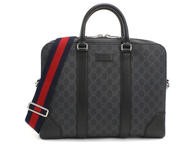 Pasta executiva preta Gucci 474135 Preto