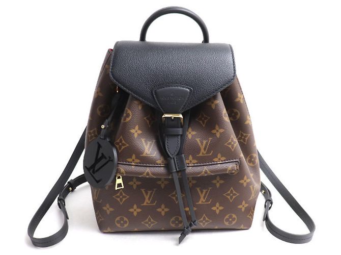 Louis Vuitton Montsouris NM PM Backpack Black Monogram