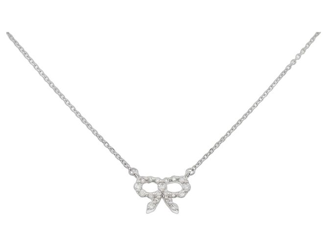Autre Marque Colar Vendome de platina e diamantes Prata