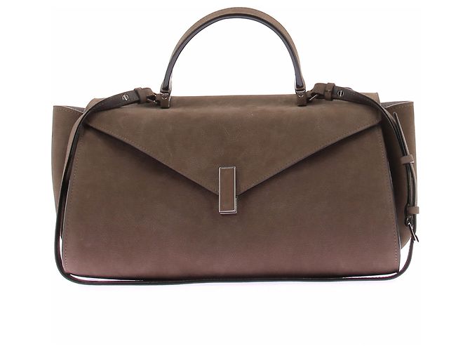Bolsa de mão Valextra em couro marrom