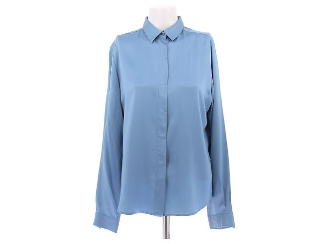 Barbara Bui Camicia in seta blu 