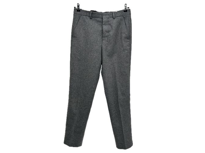 Ami Grey Wool Pants 38 FR