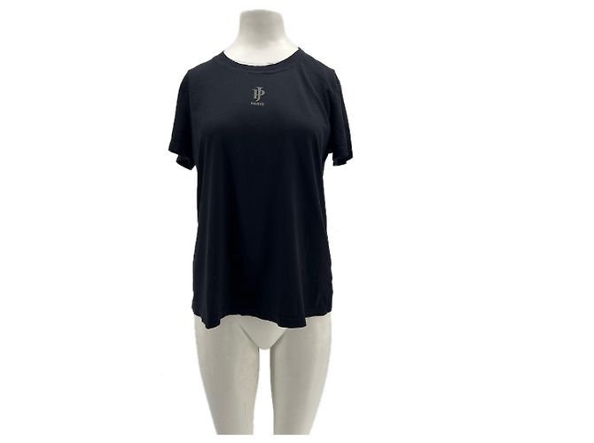 Autre Marque Camiseta de algodón negra James Perse Negro