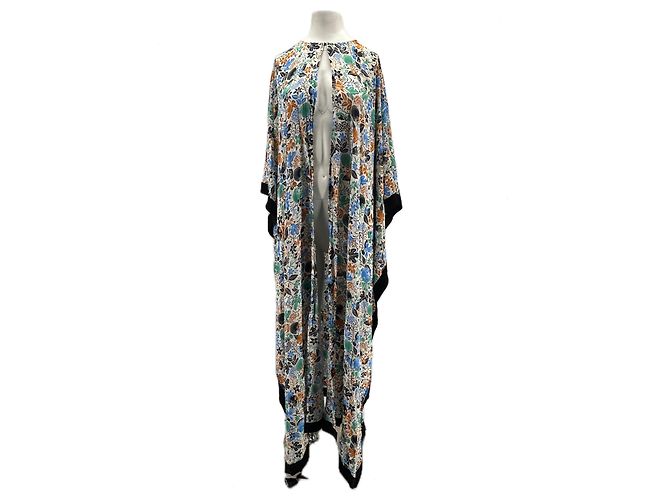 Autre Marque RODEBJER Patterned Viscose Poncho Multiple colors